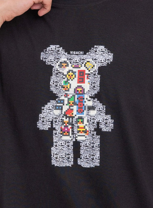 Black Design 3849VIG - O - S Round T-shirt - Khotwh