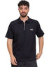 Black Design 3865VIG - Zipper Squares Polo - Khotwh