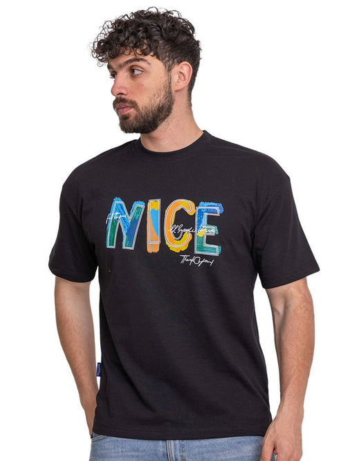 Black Design 3871VIG - O - S Round T-shirt - Khotwh
