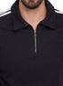 Black Design 3922VIG - Zipper Squares Polo - Khotwh
