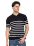 Black Design 4 - F - Polo Neck T-Shirt - Khotwh