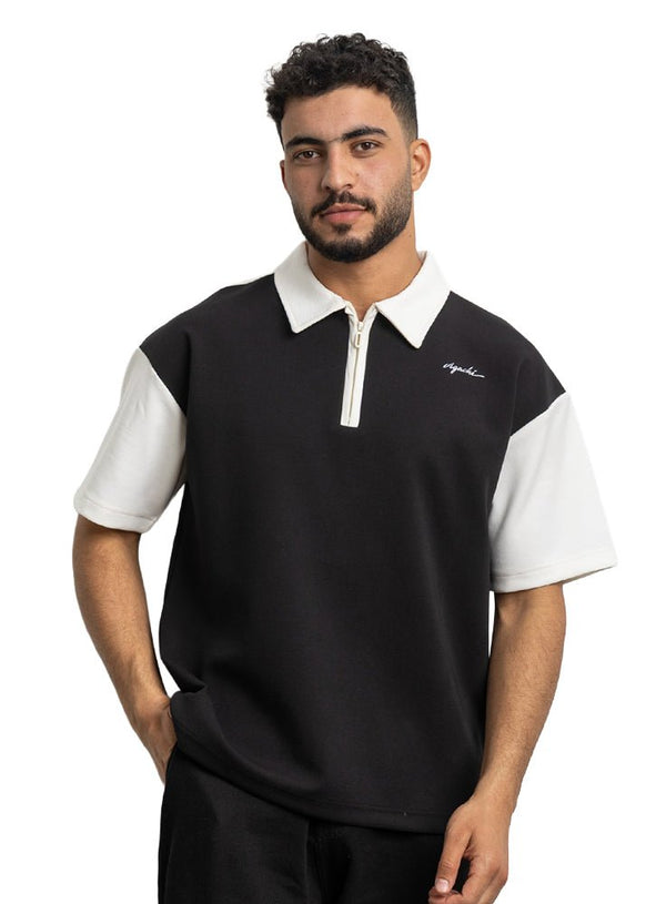 Black Design 4010 NF - Polo Neck T-Shirt - Khotwh