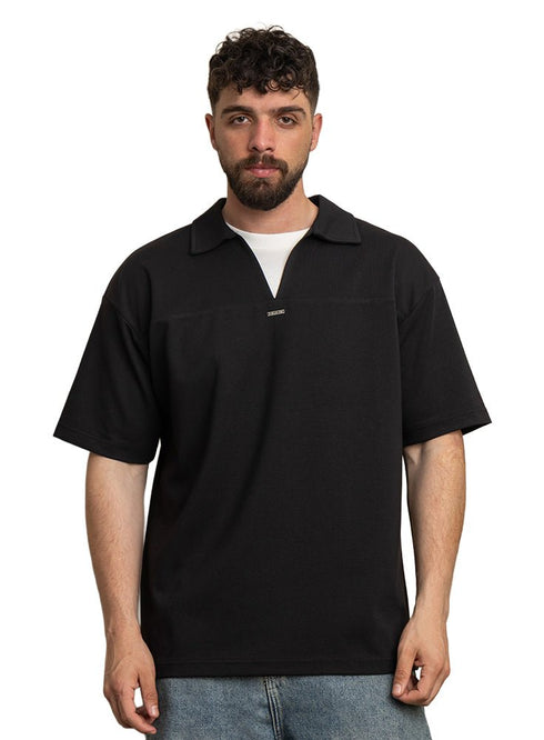 Black Design 4015 NF - Polo Neck T-Shirt - Khotwh