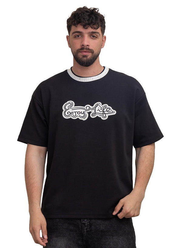 Black Design 4016 NF - Round T-Shirt - Khotwh