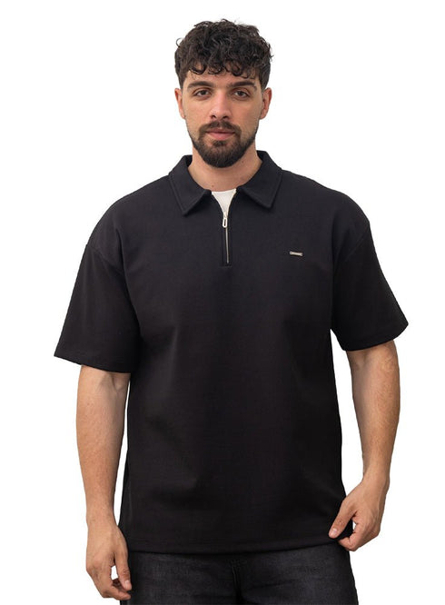 Black Design 4024 NF - Polo Neck T-Shirt - Khotwh