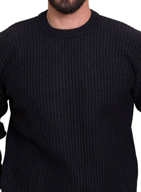 Black Design 419 Round Pullover - Khotwh