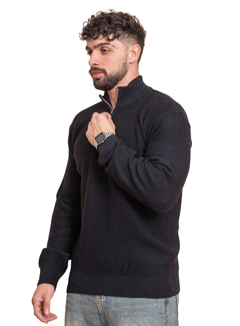 Black Design 421 Round Pullover - Khotwh