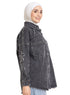Black Design 7110 Jeans Jacket - Khotwh