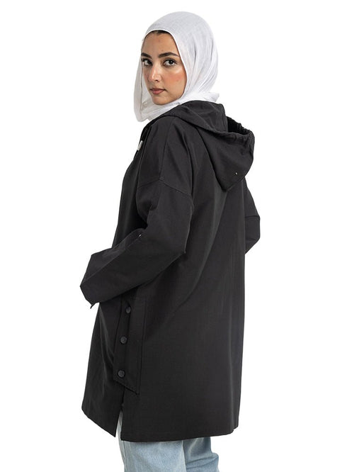 Black - Design 7201 Gabardine Jacket - Khotwh