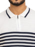 Black Design 7513Knit Polo Neck S - Zipper - T-Shirt - Khotwh