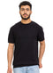 Black Design 7520Knit Rount T-Shirt - Khotwh