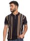 Black Design 7573Knit Polo Neck - T-Shirt - Khotwh