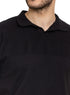 Black Design 8 - F - Polo Neck T-Shirt - Khotwh