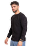 Black - Design p00183 BS - Round Pullover - Khotwh