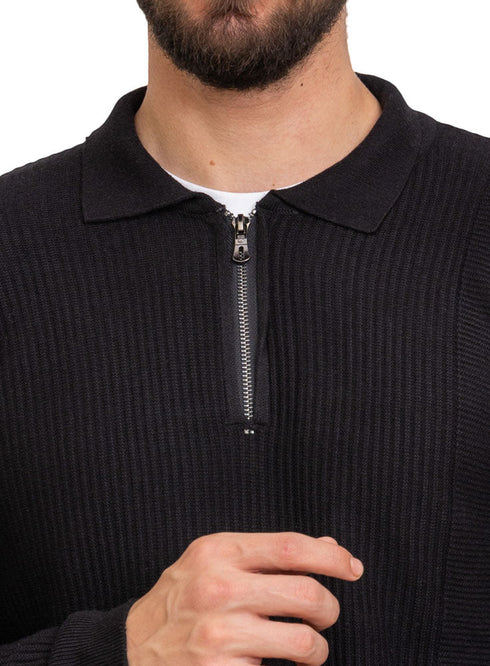 Black - Design p2309 PF - Polo Pullover - Khotwh