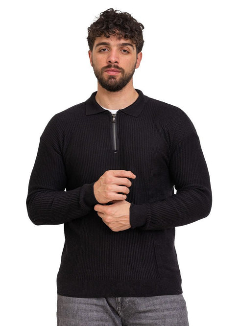 Black - Design p2309 PF - Polo Pullover - Khotwh
