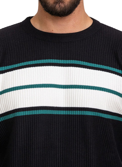 Black - Design0012 BS - Round Pullover - Khotwh