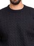 Black - Design00164 BS - Round Pullover - Khotwh