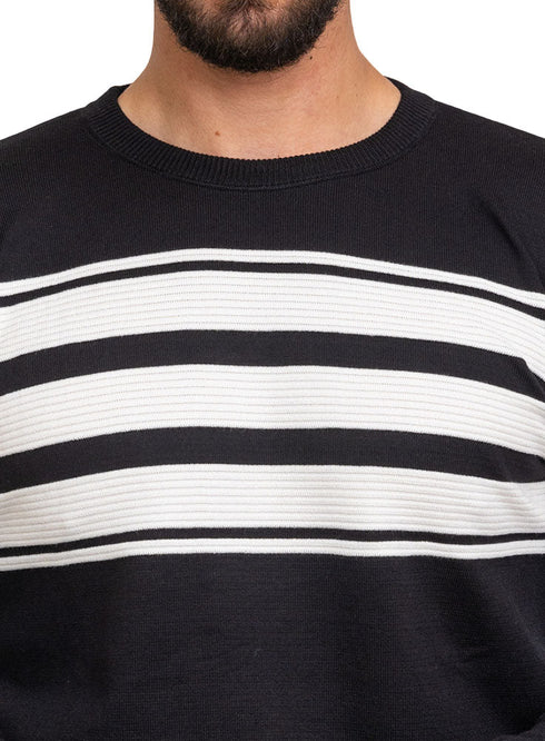 Black - Design00181 BS - Round Pullover - Khotwh