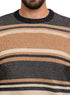 Black - Design116 Br - Striped Pullover - Khotwh