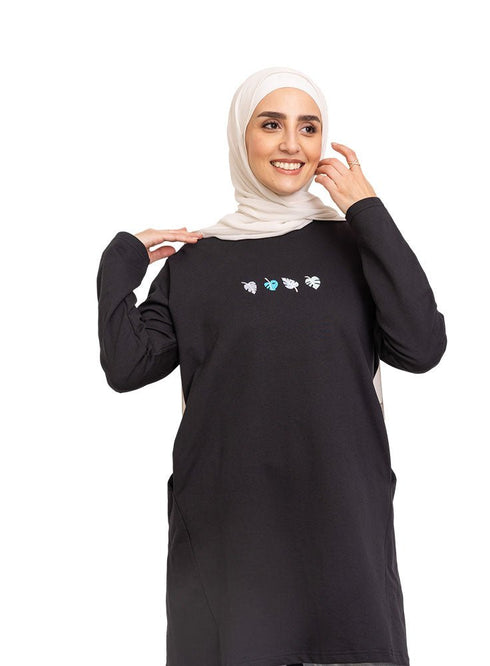 Black E - Pocket Tunic Design 14 - Khotwh