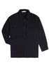 Black Embroidered Gabardine Shirt - Khotwh