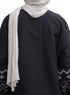 Black Embroidered Poplin Shirt - Khotwh