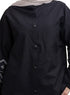 Black Embroidered Poplin Shirt - Khotwh