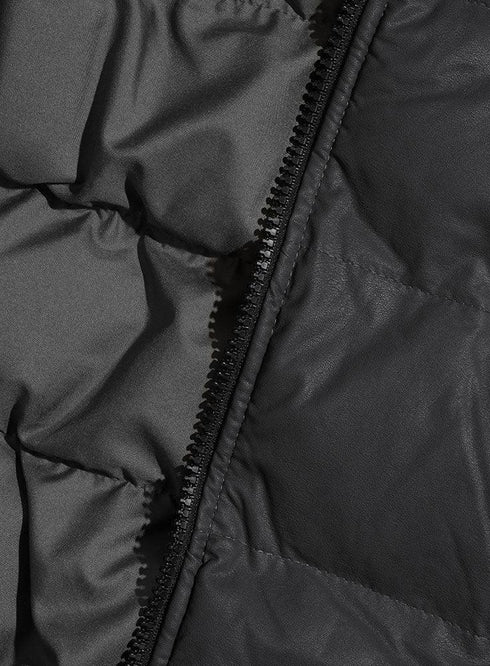 Black F - Leather Jacket - Khotwh