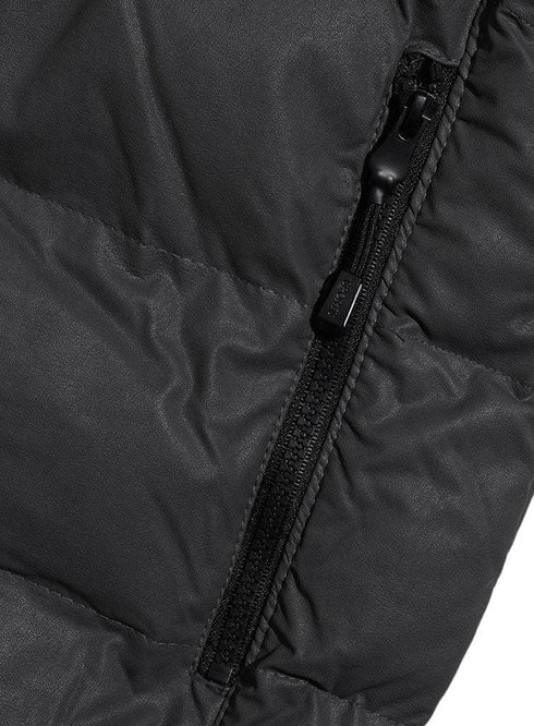 Black F - Leather Jacket - Khotwh