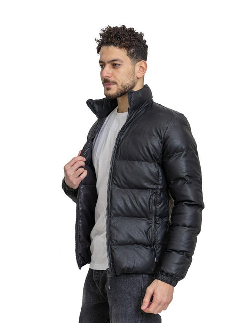 Black F - Leather Jacket - Khotwh