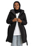 Black Feather Double Face Jacket - Khotwh