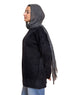 Black Fluffy Over Size Pullover - Khotwh