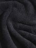 Black Fluffy Over Size Pullover - Khotwh