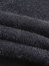 Black Fluffy Over Size Pullover - Khotwh
