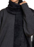 Black Fluffy Scarf - Khotwh