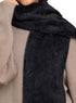 Black Fluffy Scarf - Khotwh
