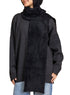 Black Fluffy Scarf - Khotwh