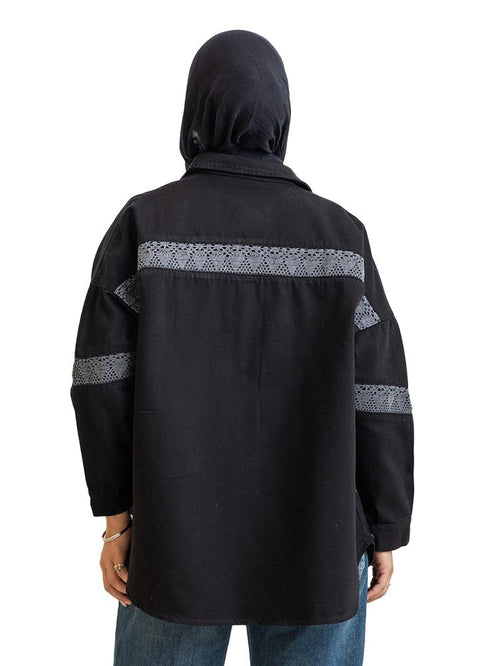 Black Gabardine Jacket 3 - Khotwh