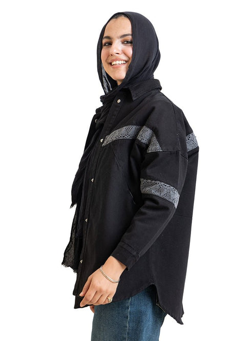 Black Gabardine Jacket 3 - Khotwh