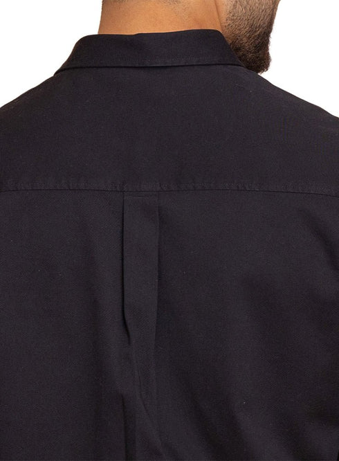 Black Gabardine Shirt - Khotwh