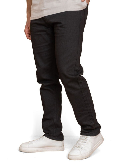 Black Gabardine Wide Leg Pant - Khotwh