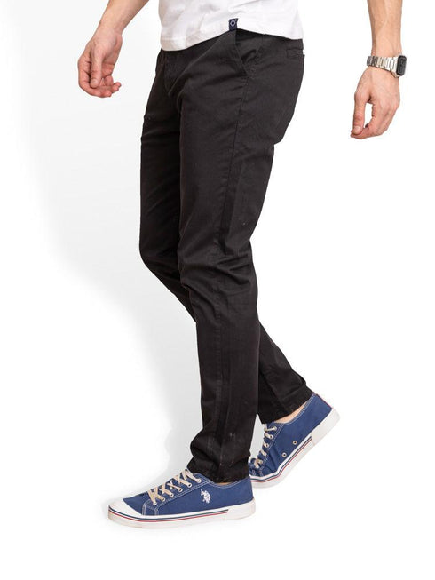 Black Gaberdine Pant - Khotwh