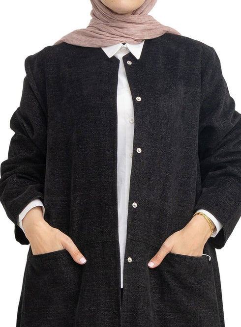 Black - GS-capsul dress - Khotwh