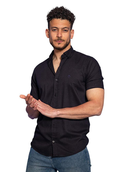 Black Half - Shirt - Khotwh