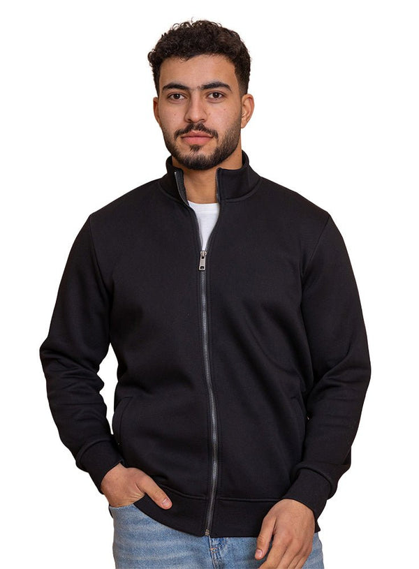Black High Neck Sweater - Khotwh