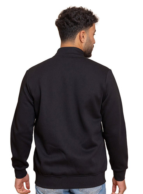 Black High Neck Sweater - Khotwh