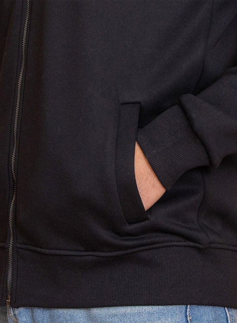 Black High Neck Sweater - Khotwh