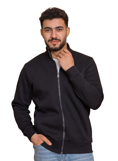 Black High Neck Sweater - Khotwh