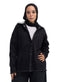 Black Hoodie Gabardine Jacket - Khotwh